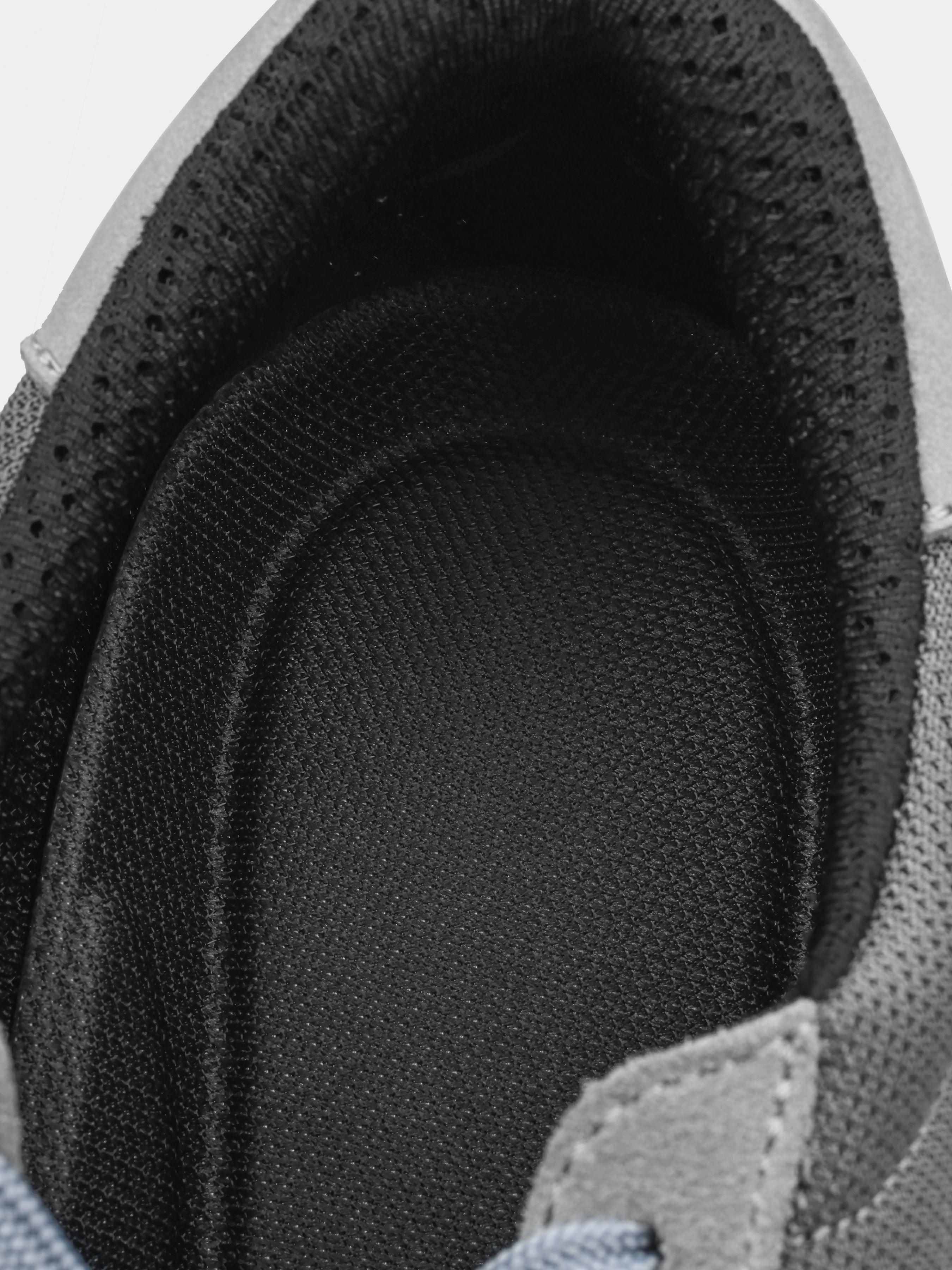 Szaro-Białe Zamszowe Sneakersy Lasciare