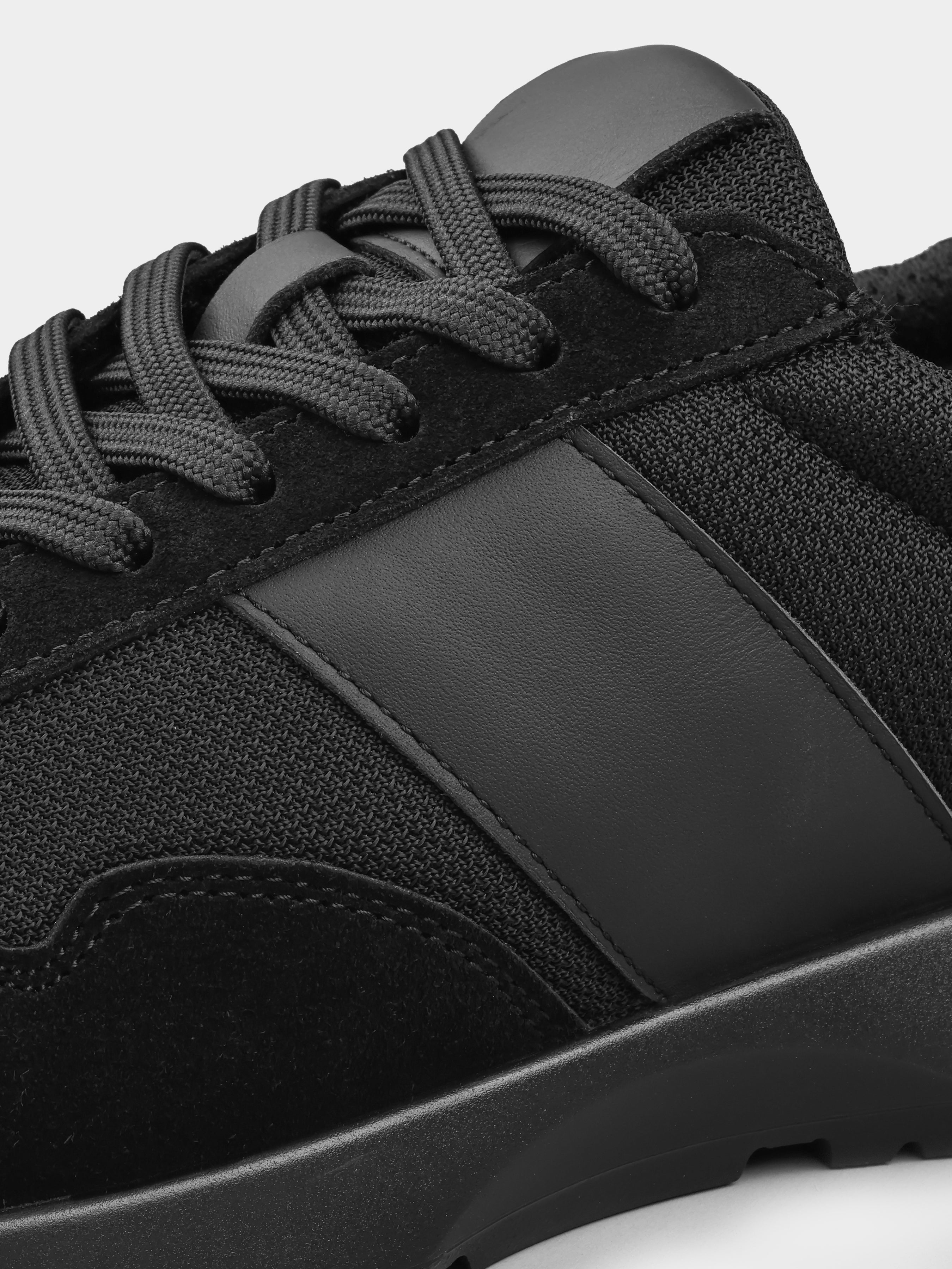 Czarne Zamszowe Sneakersy Lasciare