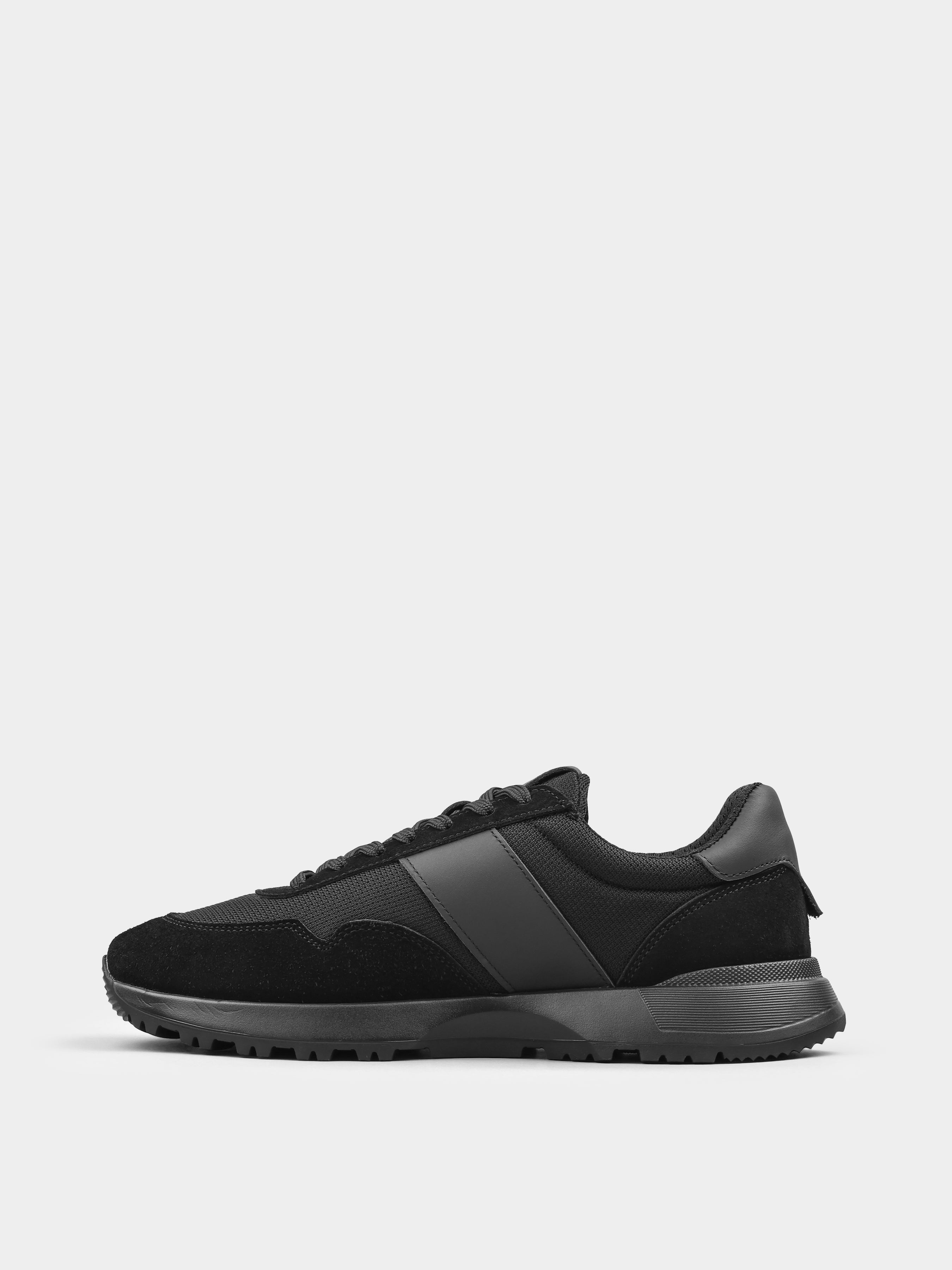 Czarne Zamszowe Sneakersy Lasciare