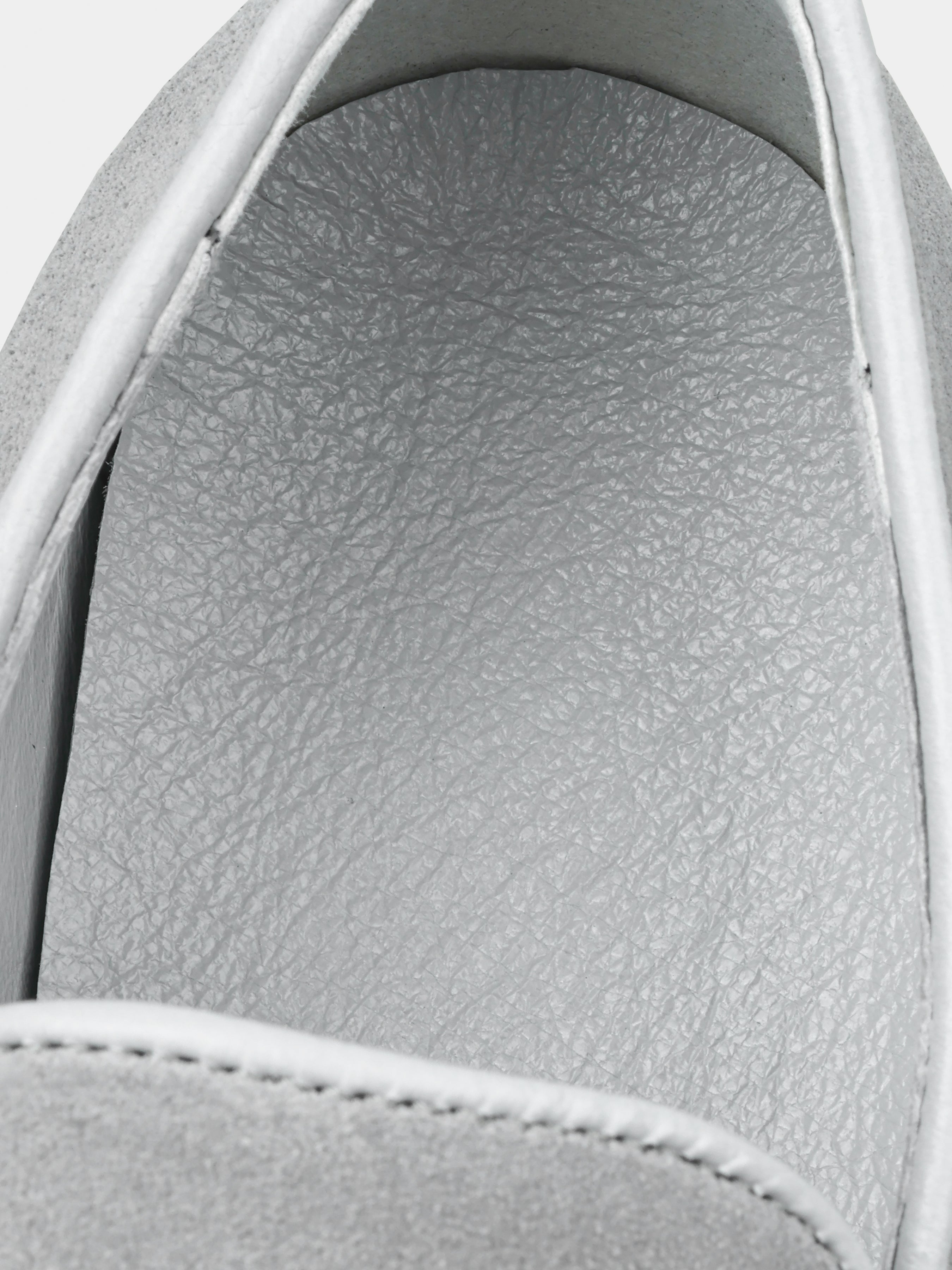 Szare Zamszowe Loafersy Oscuro
