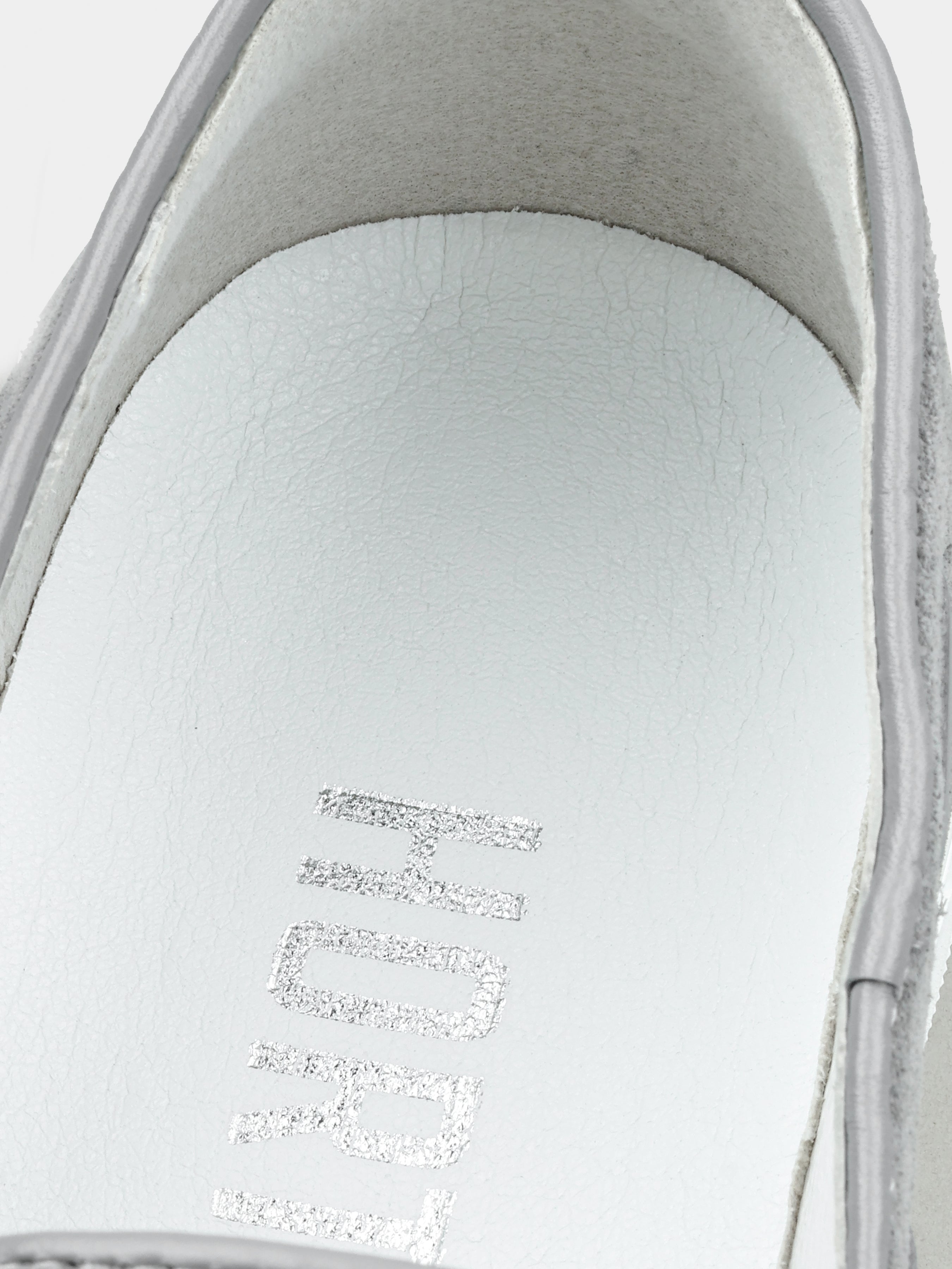 Szare Zamszowe Loafersy Spectr