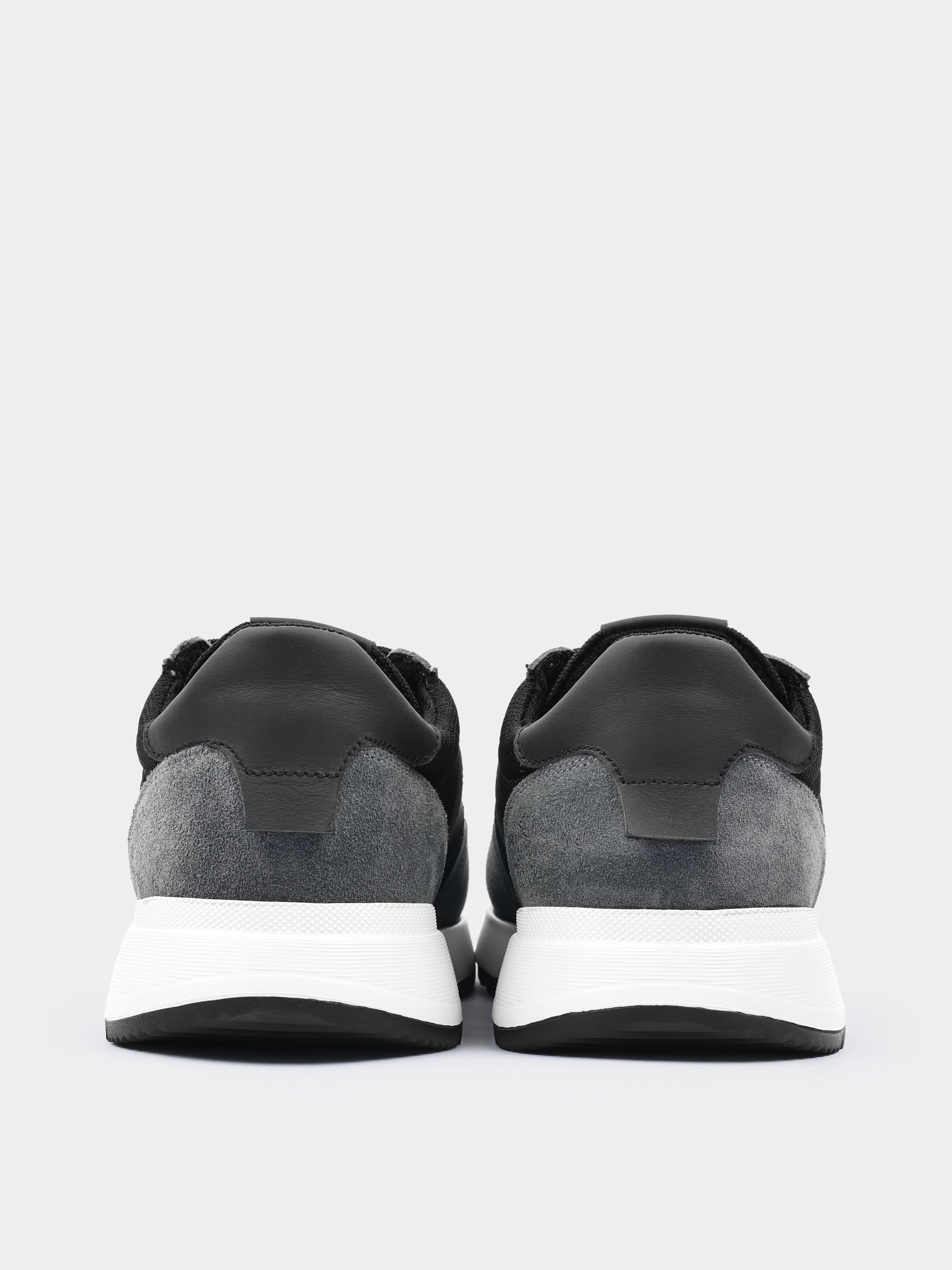 Szaro-Białe Zamszowe Sneakersy Lasciare