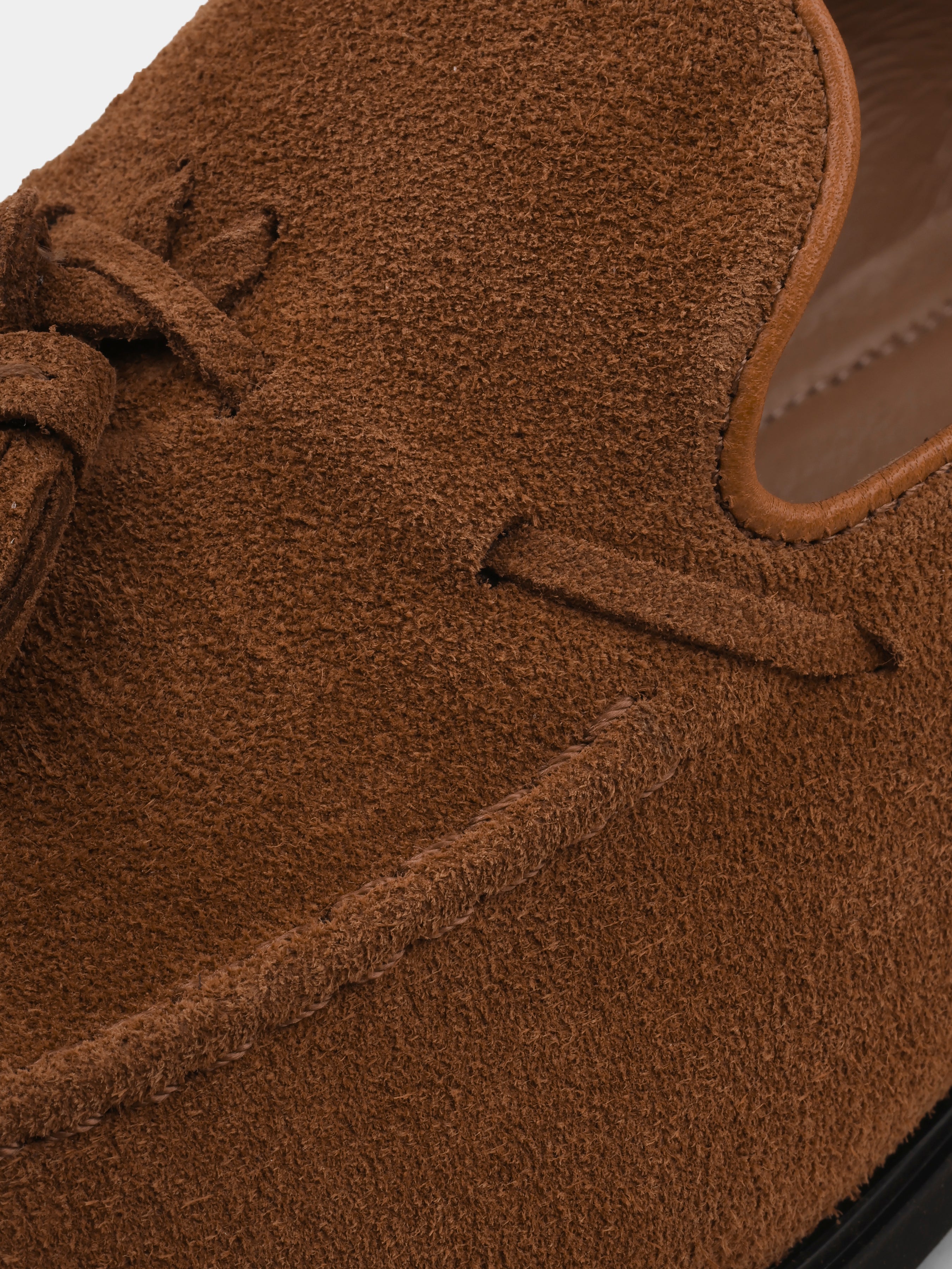Rude Zamszowe Loafersy Frandi