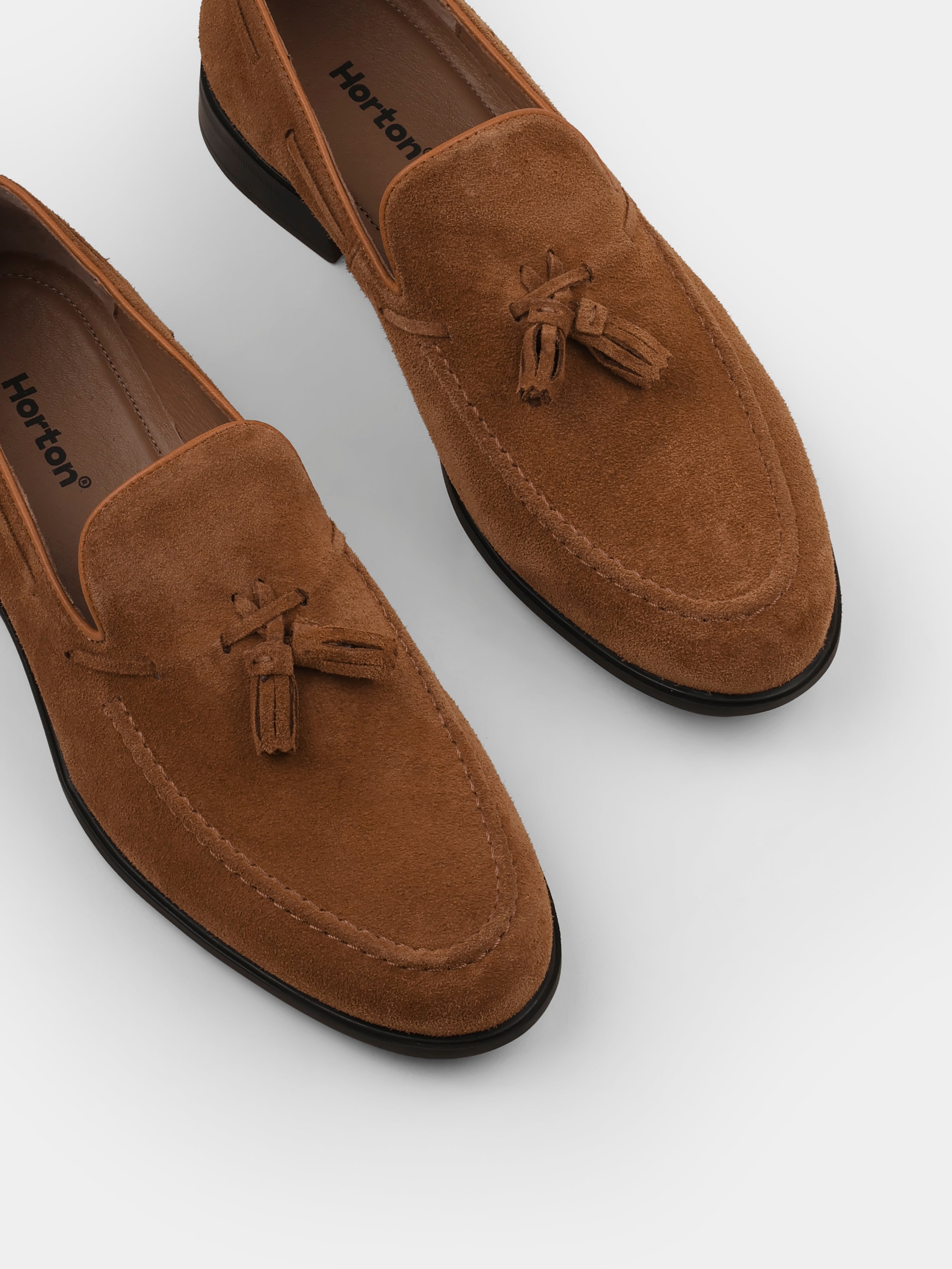 Rude Zamszowe Loafersy Frandi