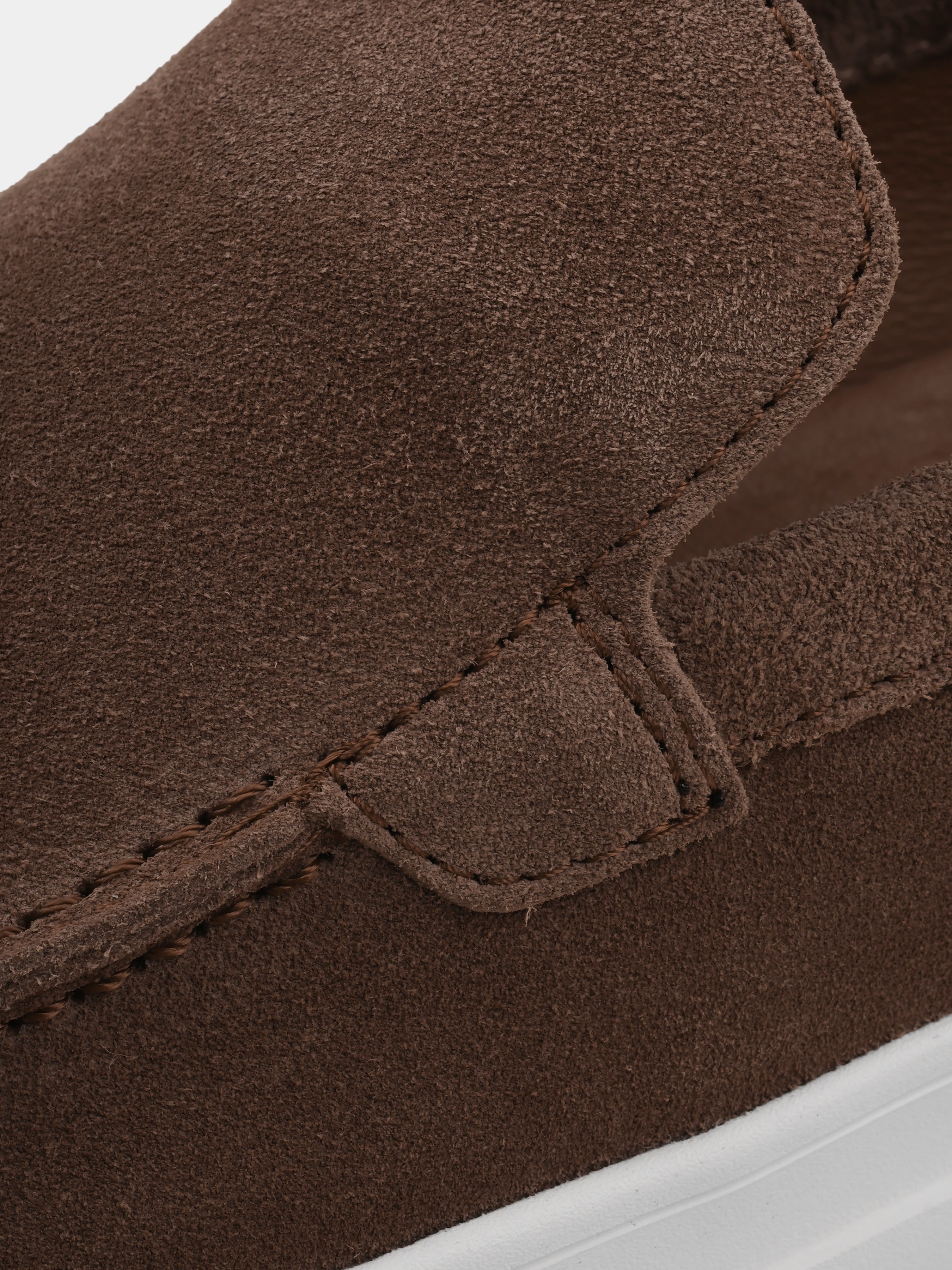 Beżowe Zamszowe Loafersy Spectrum