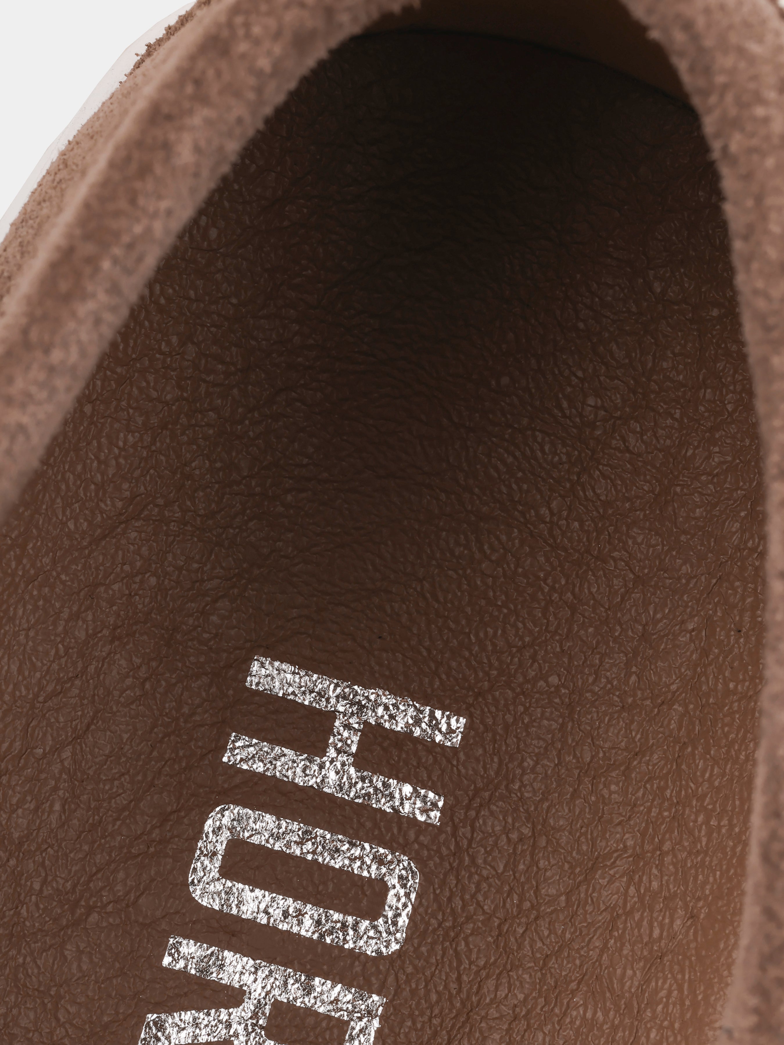 Beżowe Zamszowe Loafersy Spectrum