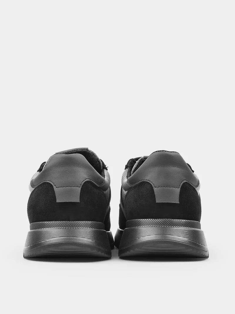 Szare Zamszowe Sneakersy Lasciare