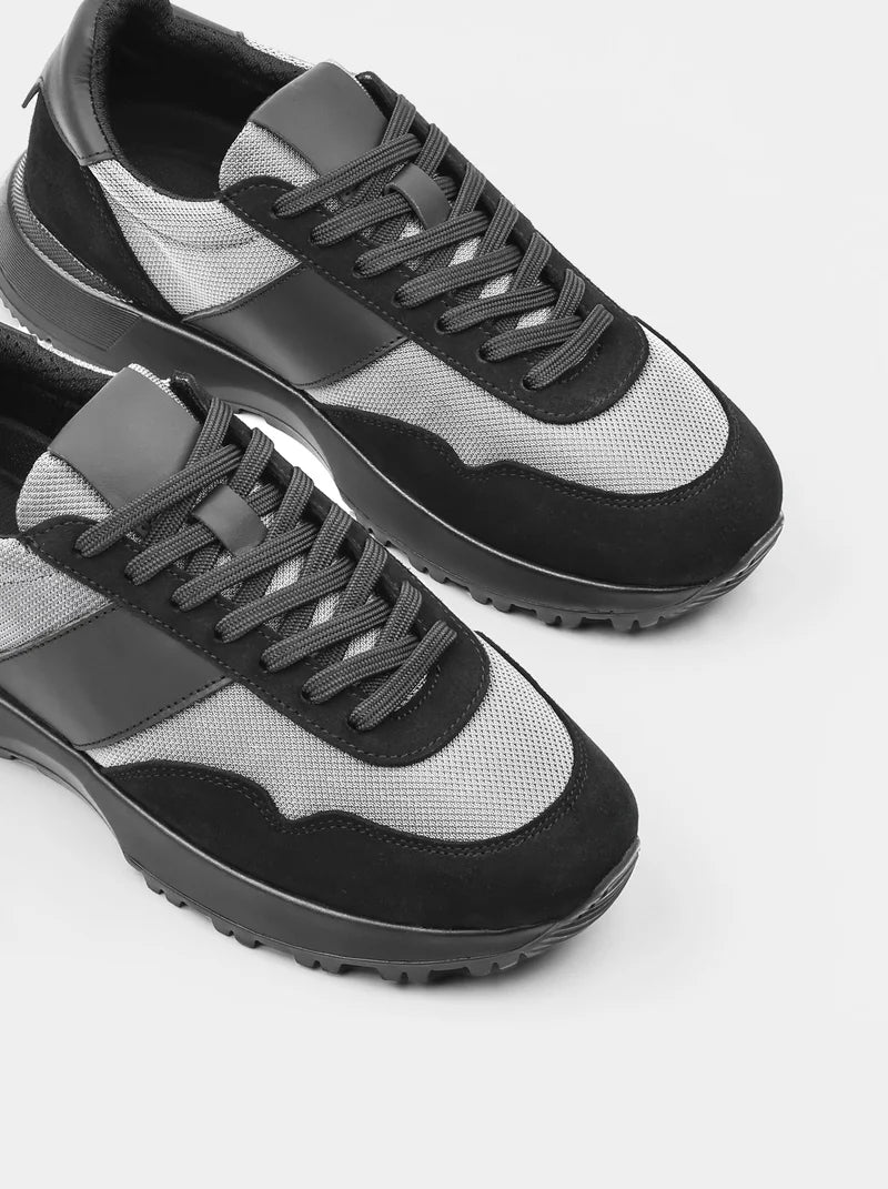 Szare Zamszowe Sneakersy Lasciare