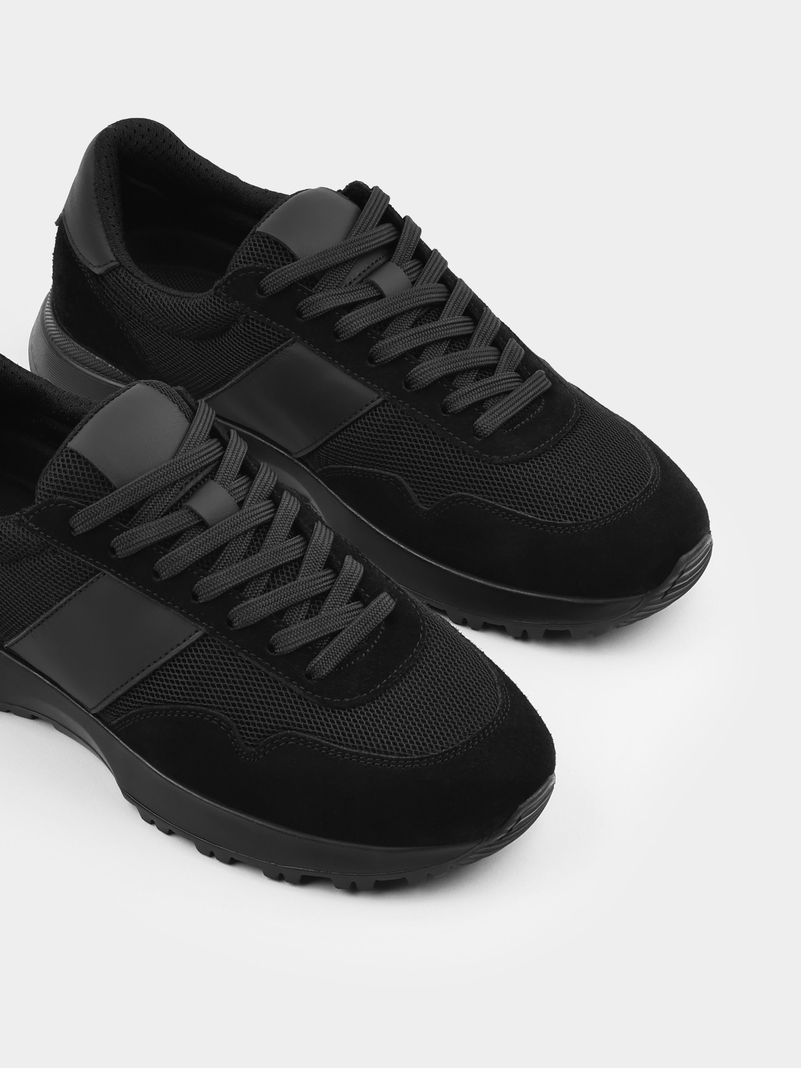 Czarne Sneakersy Lasciare