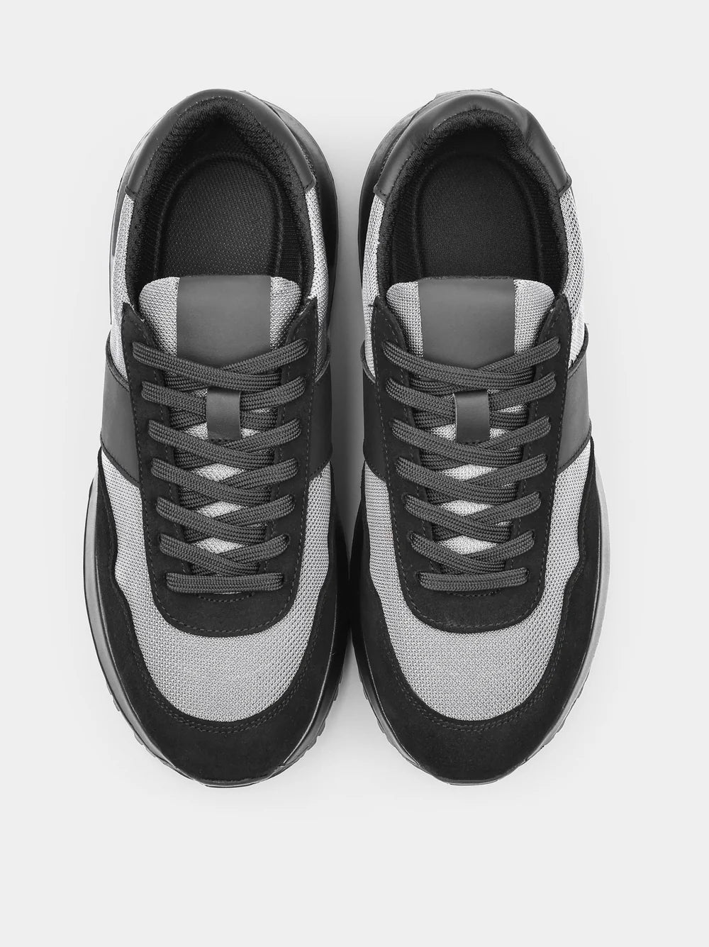 Szare Zamszowe Sneakersy Lasciare